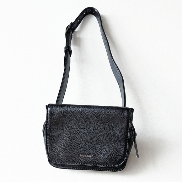 Matt & Nat Handbags - Black Fanny Pack Waist Bag Sling Crossbody Matt & Nat